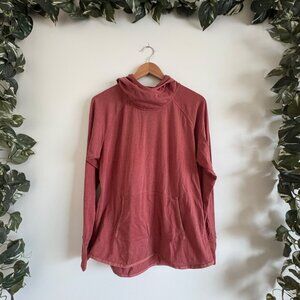 Kuhl Athletic Elia Hooded Pullover Jacket Cherrywood Pink Women’s Size L